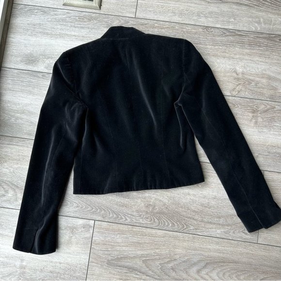 Club  Monaco Stand Collar Velvet Blazer - Picture 14 of 15